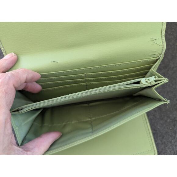 Croft &‎ Barrow Genuine Leather Womens Wallet Green - Picture 7 of 11